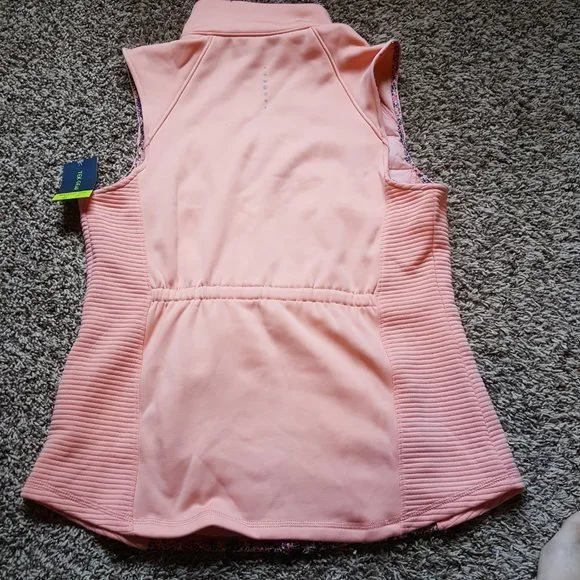 Pink Floral Vest= NWT - Picture 4 of 6